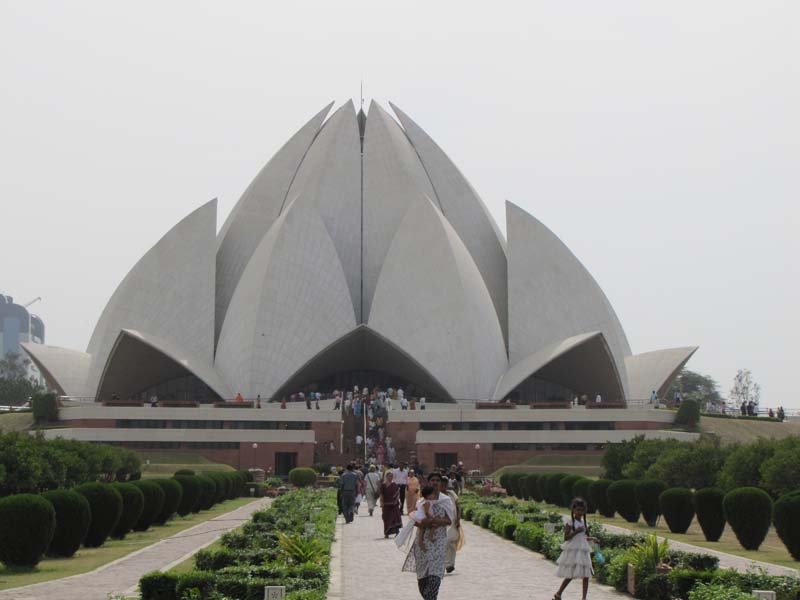 Rajastan, Dehli Le temple Baha'i du Lotus 