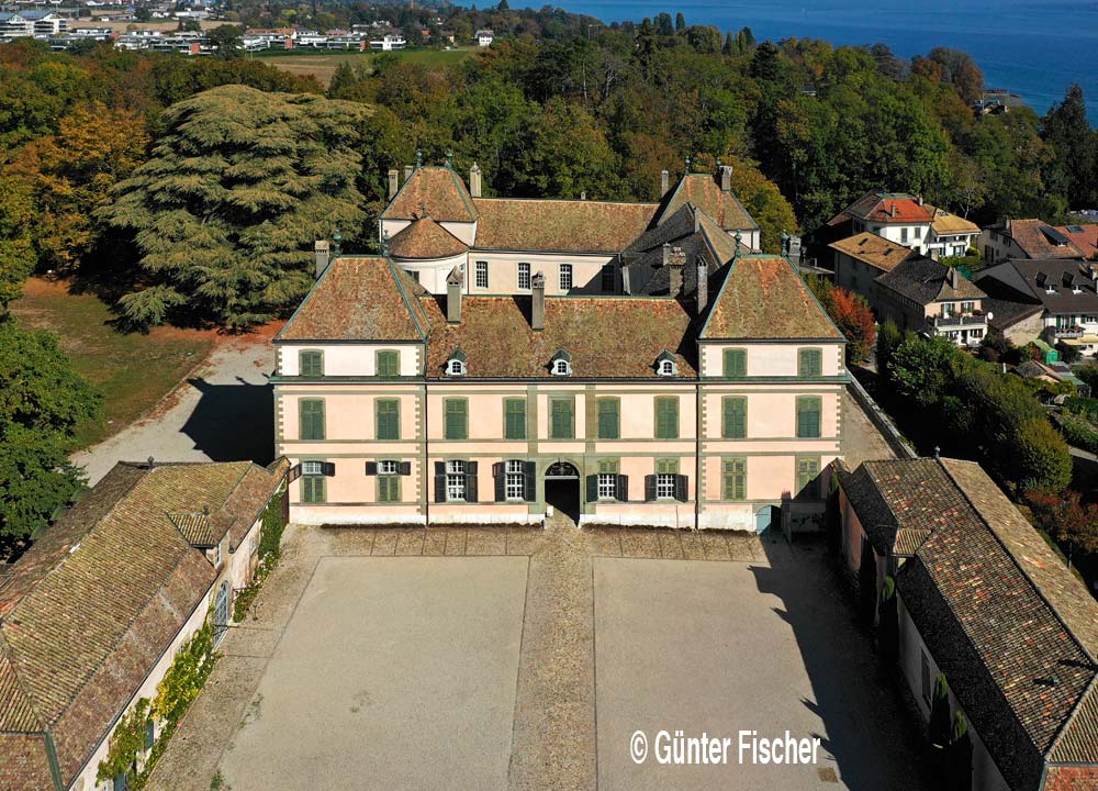 Coppet vue d'avion