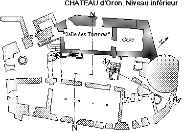 Plan du niveau cave