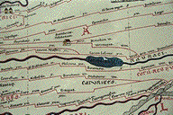 extrait de la carte de Peutinger