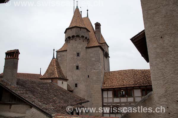 Vue aerienne du chateau