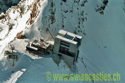 Glacier de Tsanfleuron et ses pistes de skis