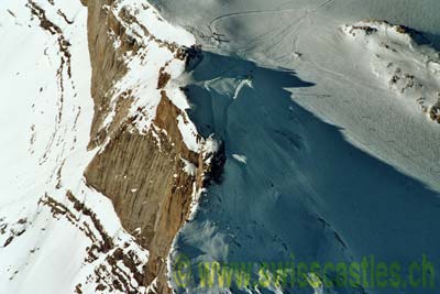 Glacier de Tsanfleuron et ses pistes de skis