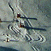 Glacier de Tsanfleuron et ses pistes de skis