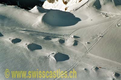 Glacier de Tsanfleuron et ses pistes de skis