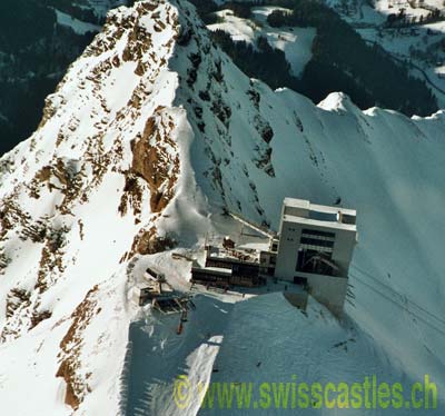 Glacier de Tsanfleuron et ses pistes de skis