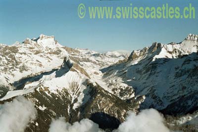 Glacier de Tsanfleuron et ses pistes de skis