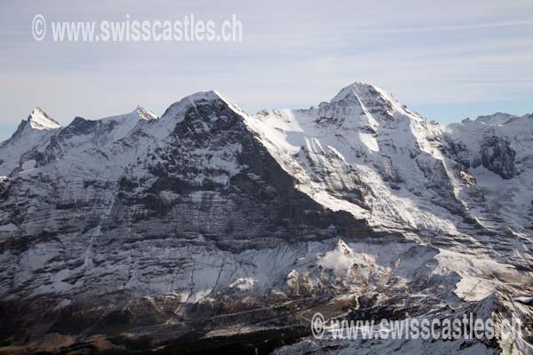 L'Eiger, le Mönch, la Jungfrau