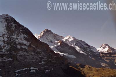 L'Eiger, le Mönch, la Jungfrau