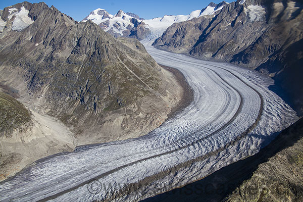 Le glacier d'Aletsch