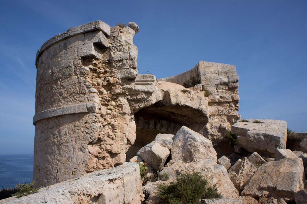 Majorque , Minorque, Le fort de Mola