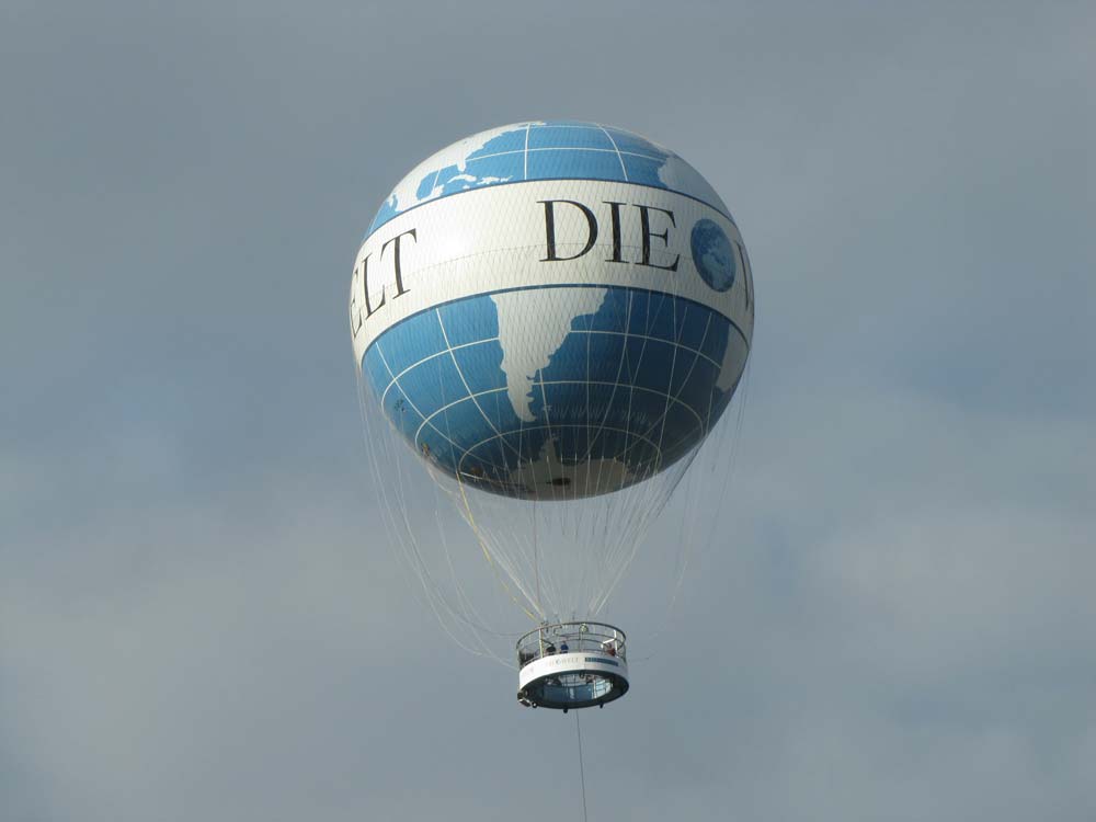 Berlin Depuis le ballon captif, Berlin vu du ciel