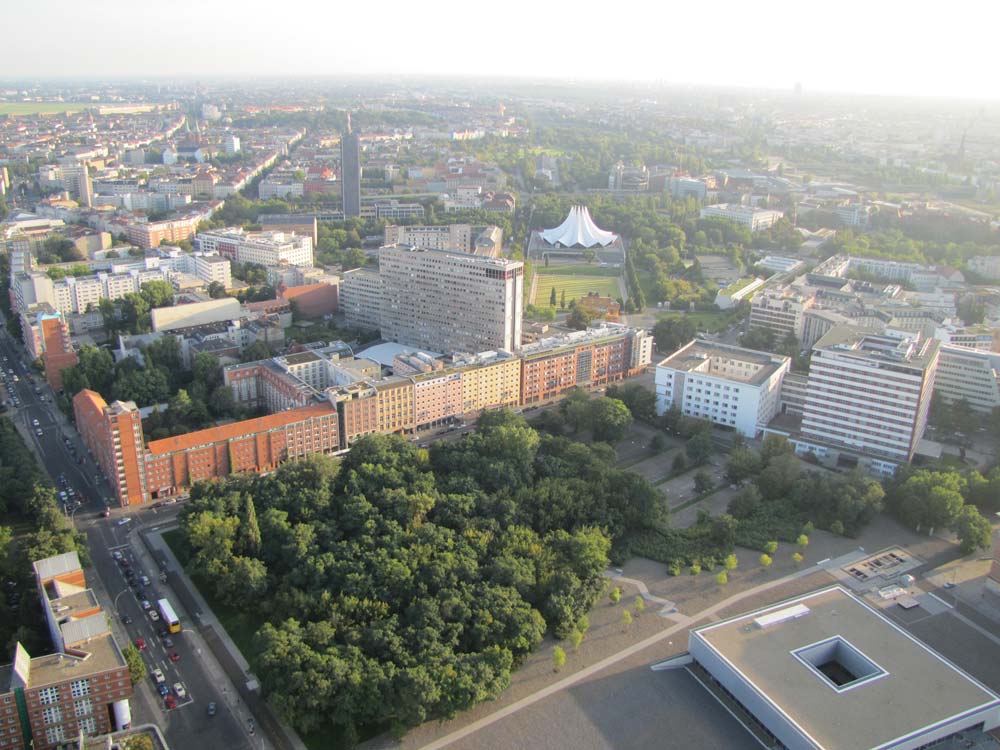 Berlin Depuis le ballon captif, Berlin vu du ciel