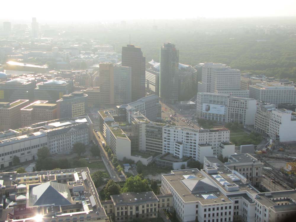 Berlin Depuis le ballon captif, Berlin vu du ciel