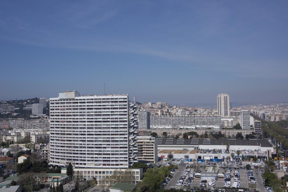 Marseille, La Cité radieuse du Corbusier