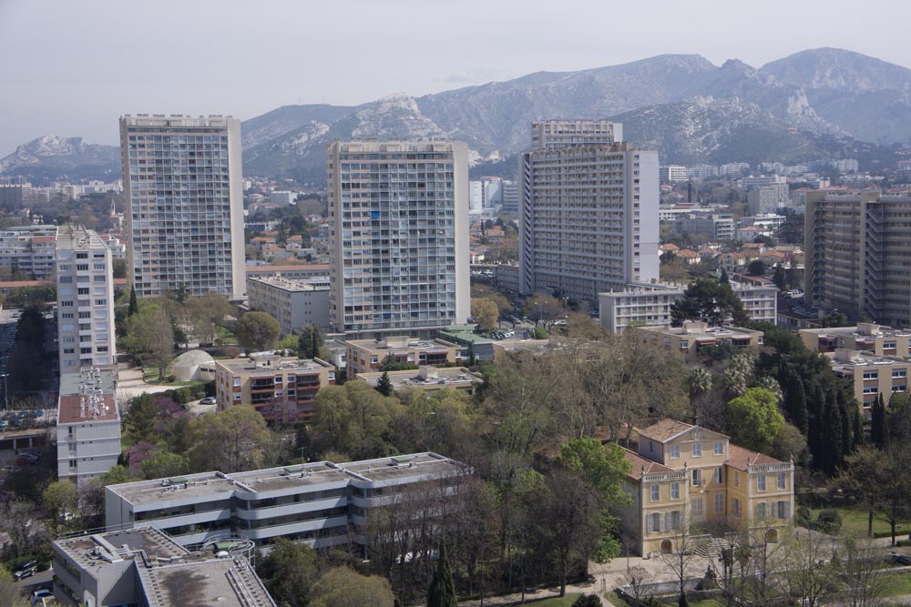 Marseille, La Cité radieuse du Corbusier