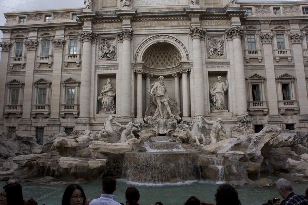 Rome, La fontaine Trevi