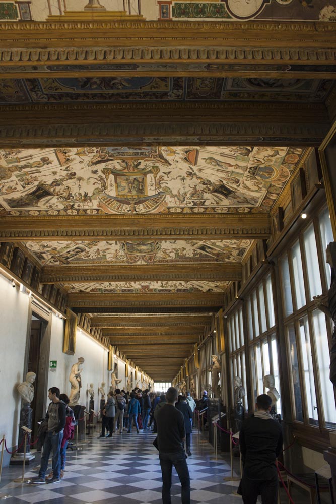 Florence, la galerie des Offices